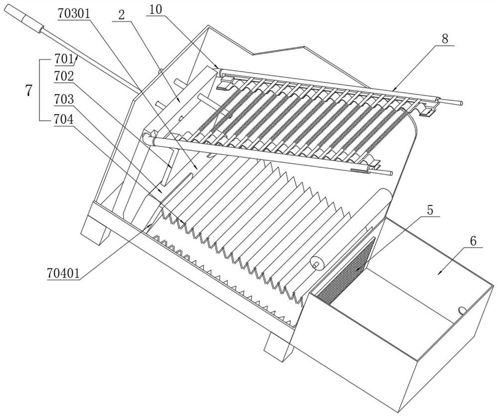 A vermicelli processing cooling device and its use method