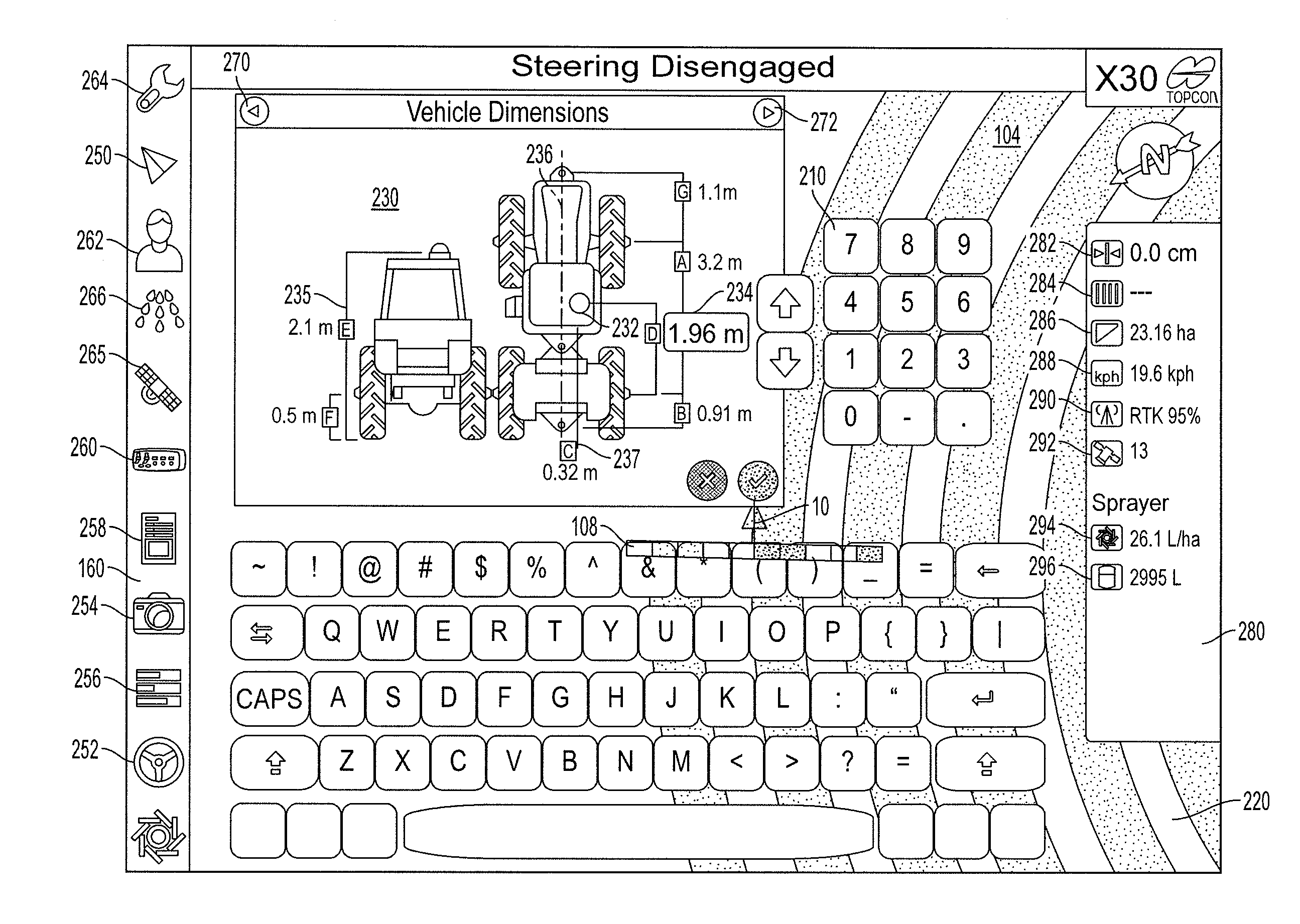 Monitoring and control display system and method