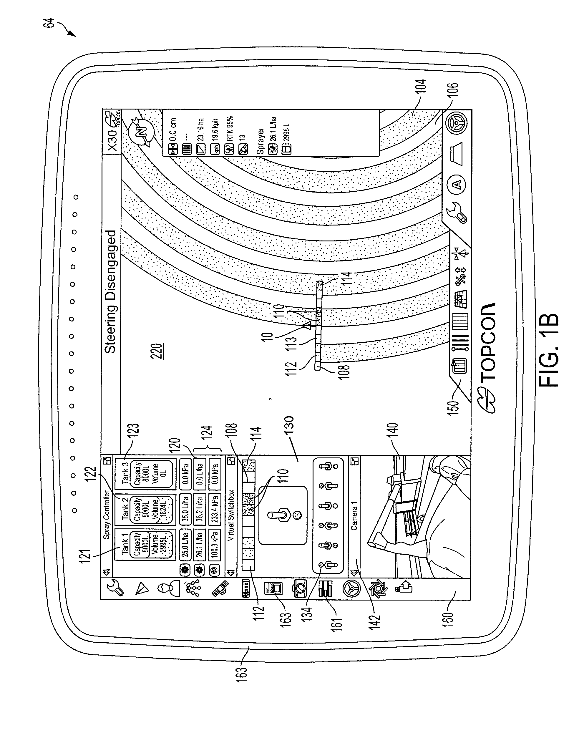 Monitoring and control display system and method