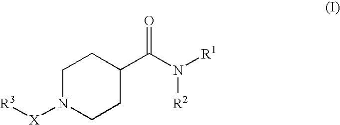 Pharmaceutical use of substituted piperidine carboxamides