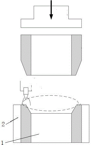 Method for hot-pressure welding aluminum-steel dissimilar material