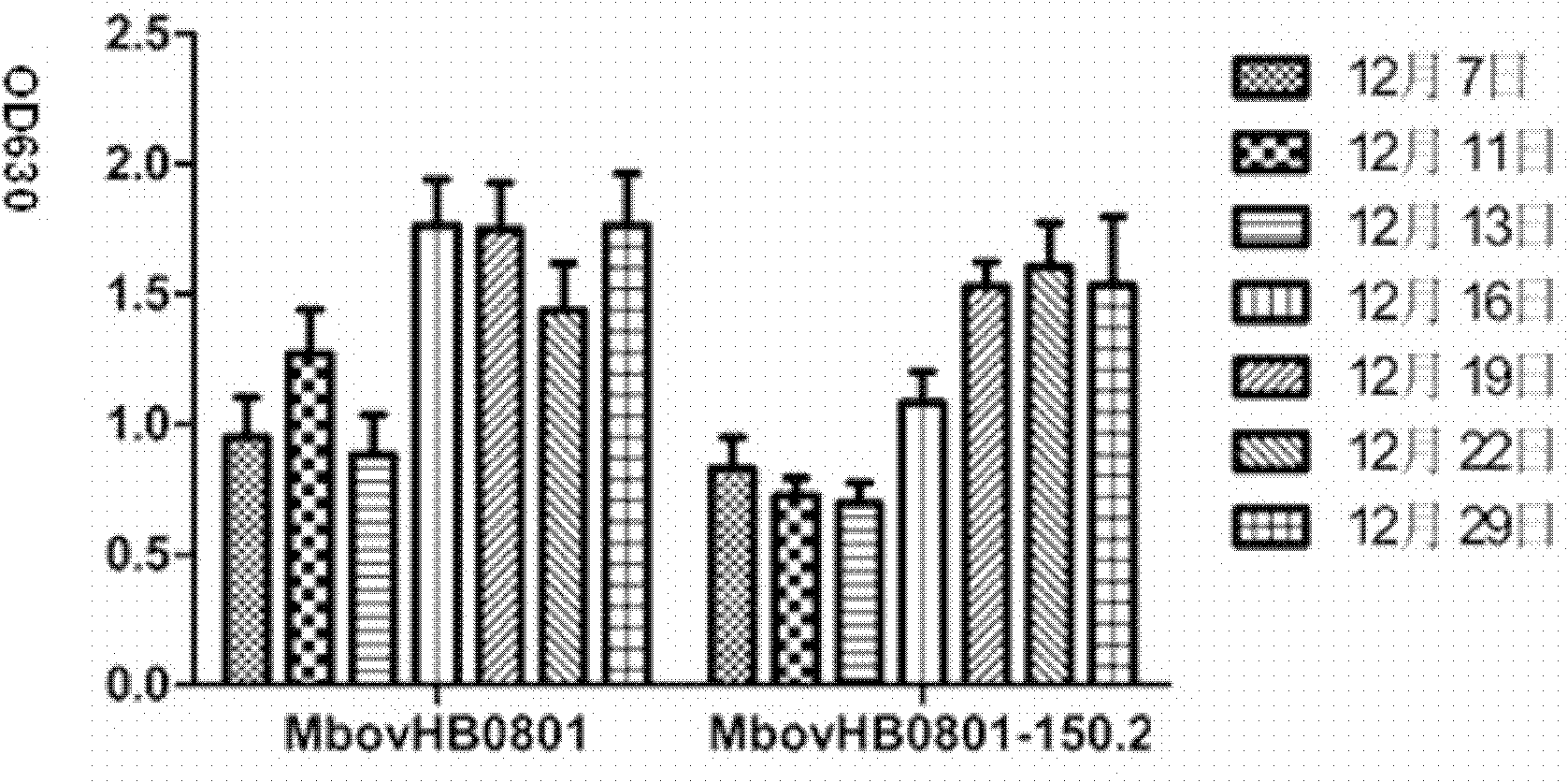 Mycoplasma bovis attenuated strain and application thereof