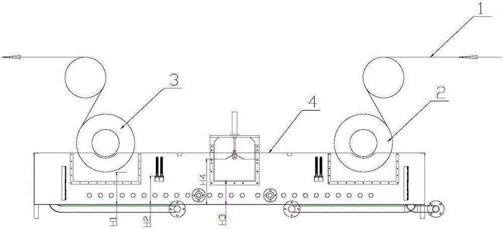 Oil bath wire bundle stretching device