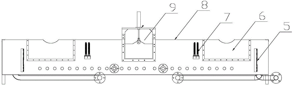 Oil bath wire bundle stretching device