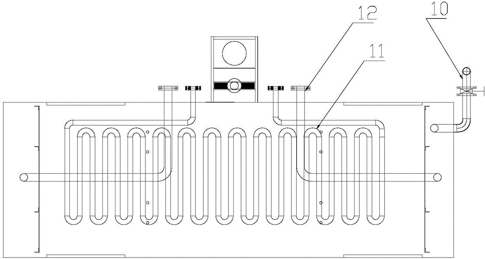 Oil bath wire bundle stretching device