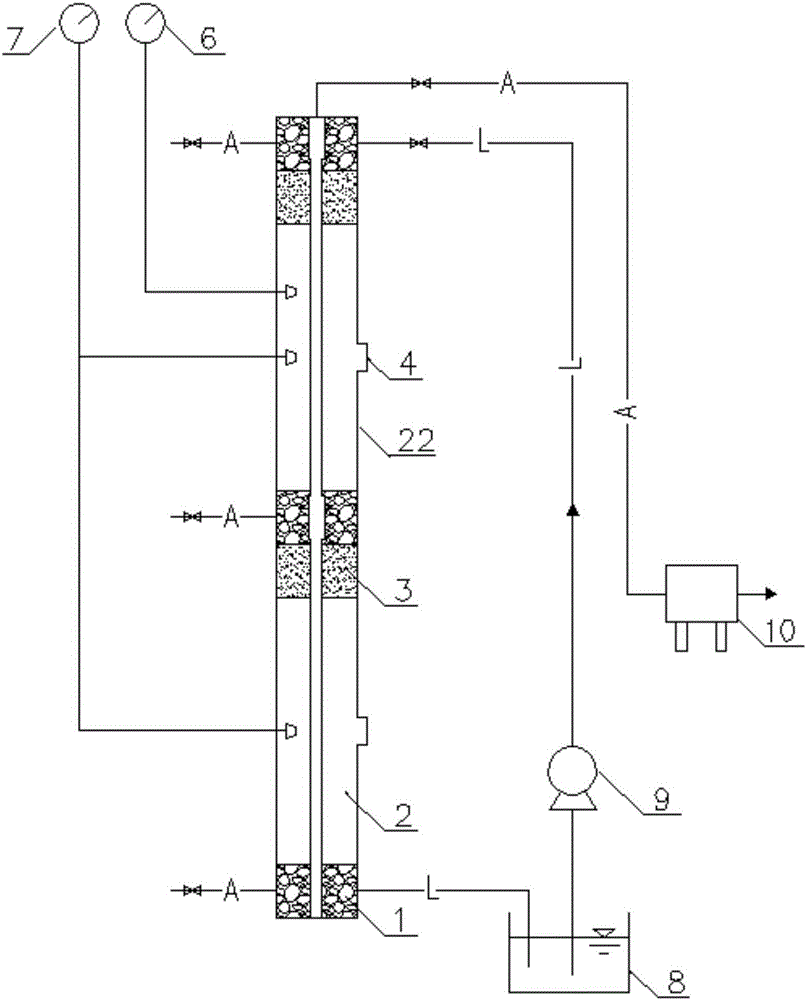 Circulating sustainable domestic waste landfill site and treatment method thereof