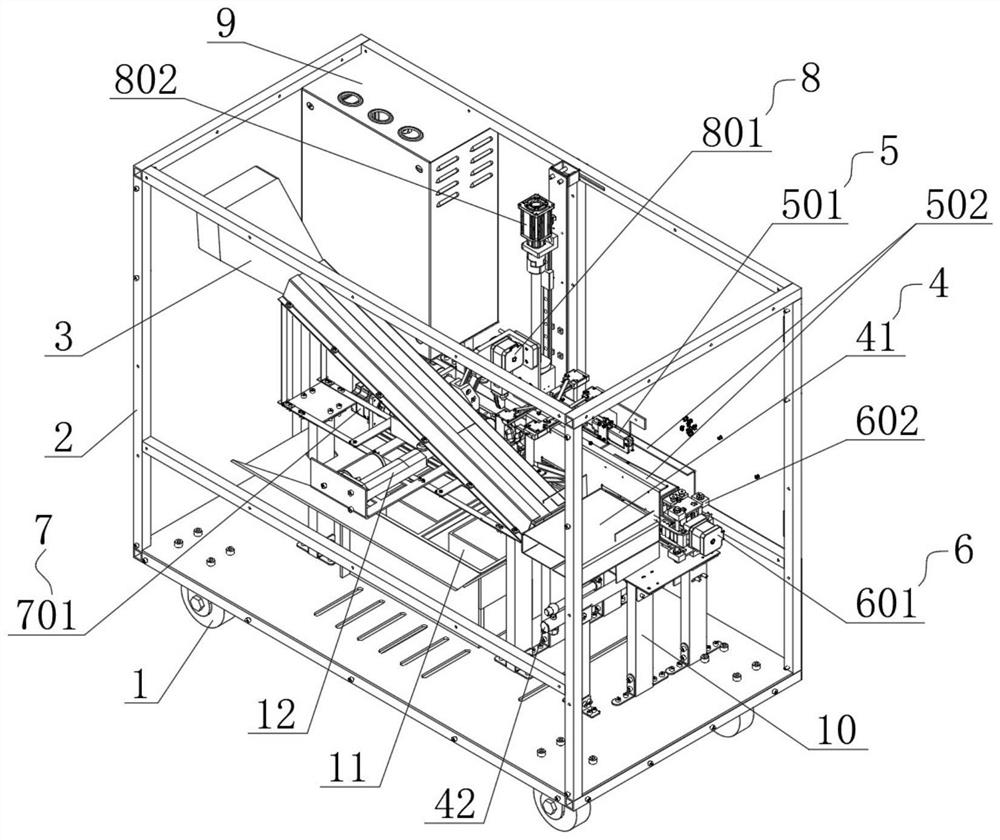 Automatic bullfrog slaughtering and processing equipment