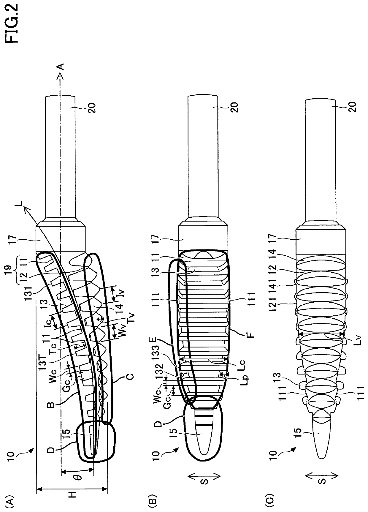 Eye cosmetic applicator and eye cosmetic tool