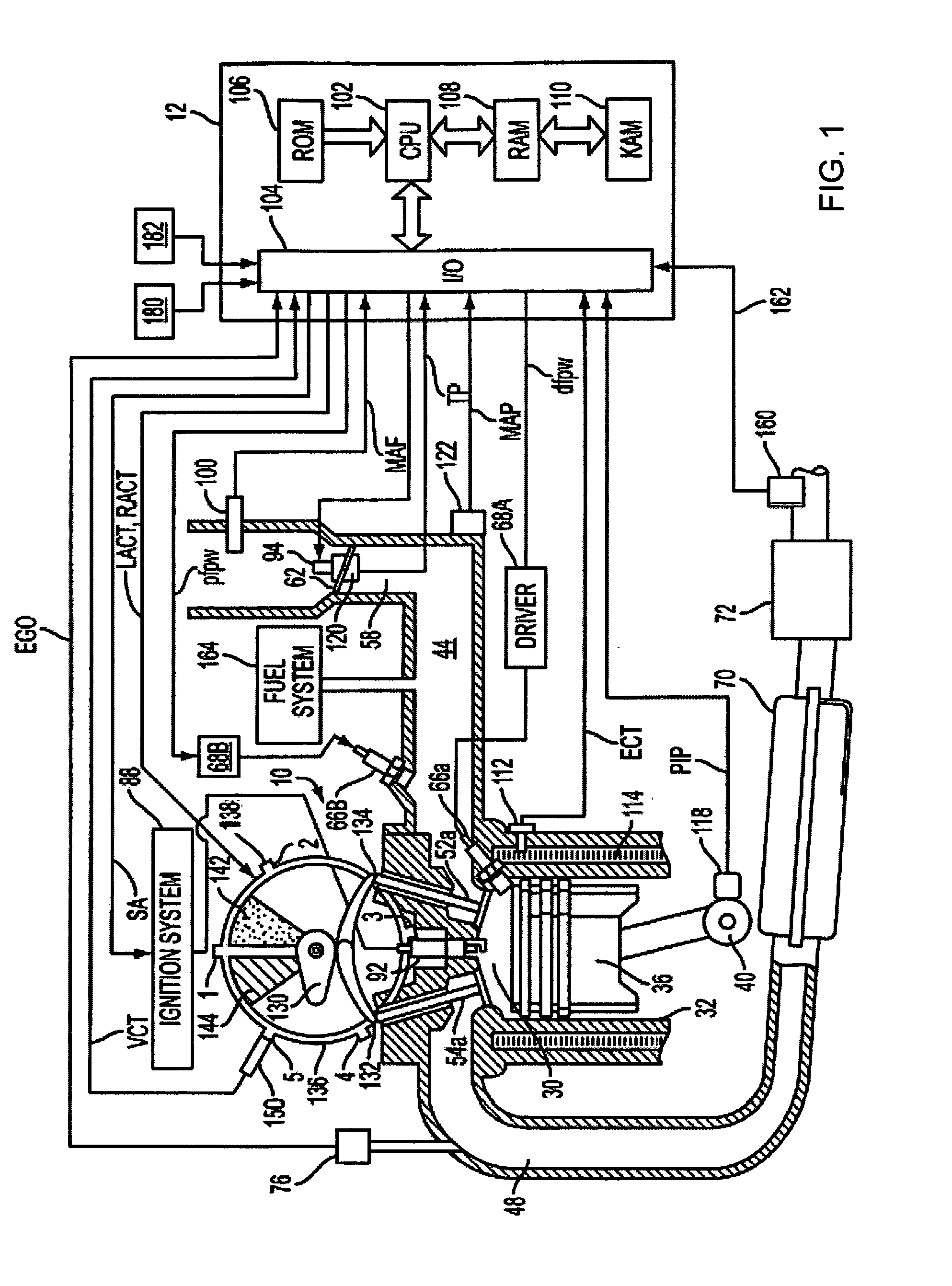 First and second spark plugs for improved combustion control