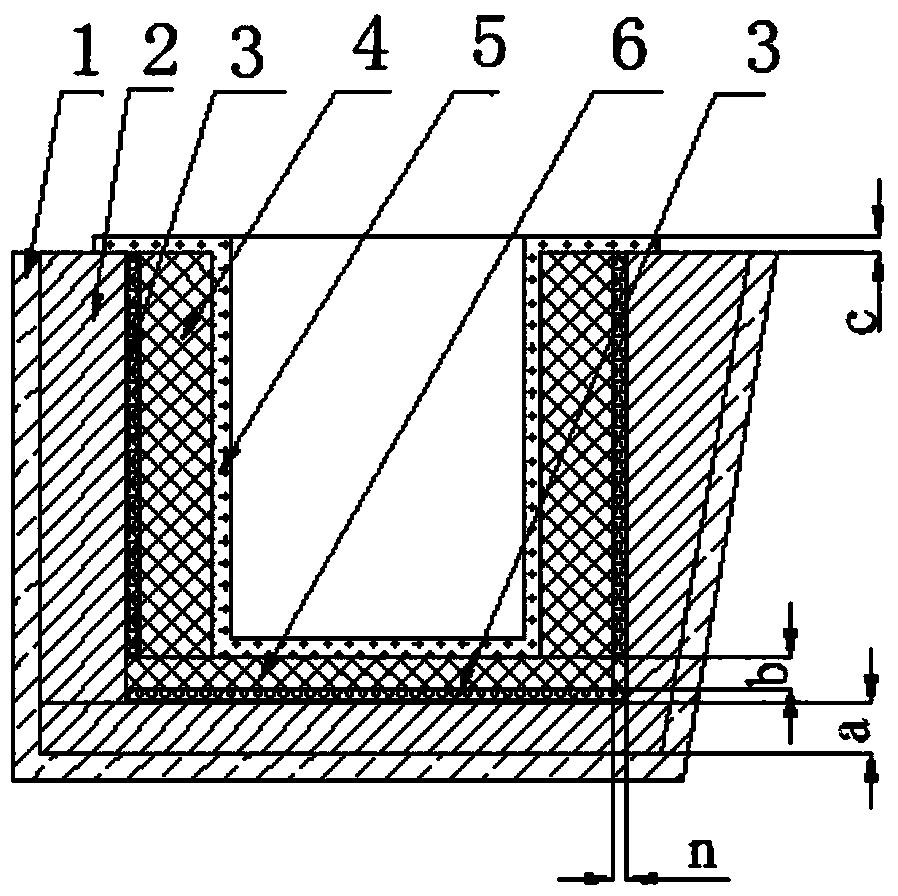 Production method of continuous casting tundish combined turbulence controller