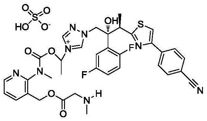 Isavuconazole sulfate crystal and preparation method thereof