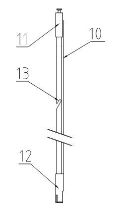 Multistage three-component wave detector device