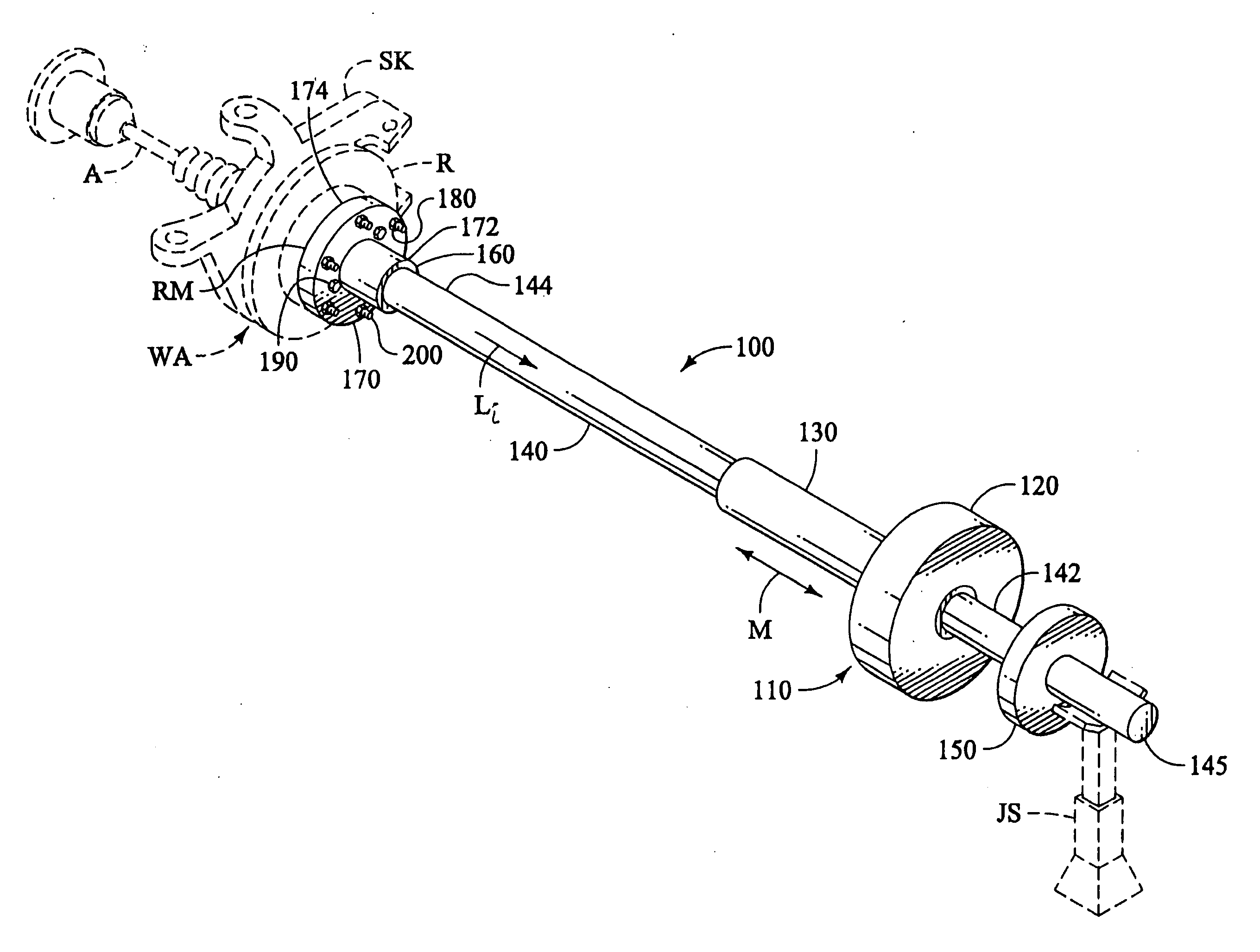 Automotive wheel assembly removal apparatus