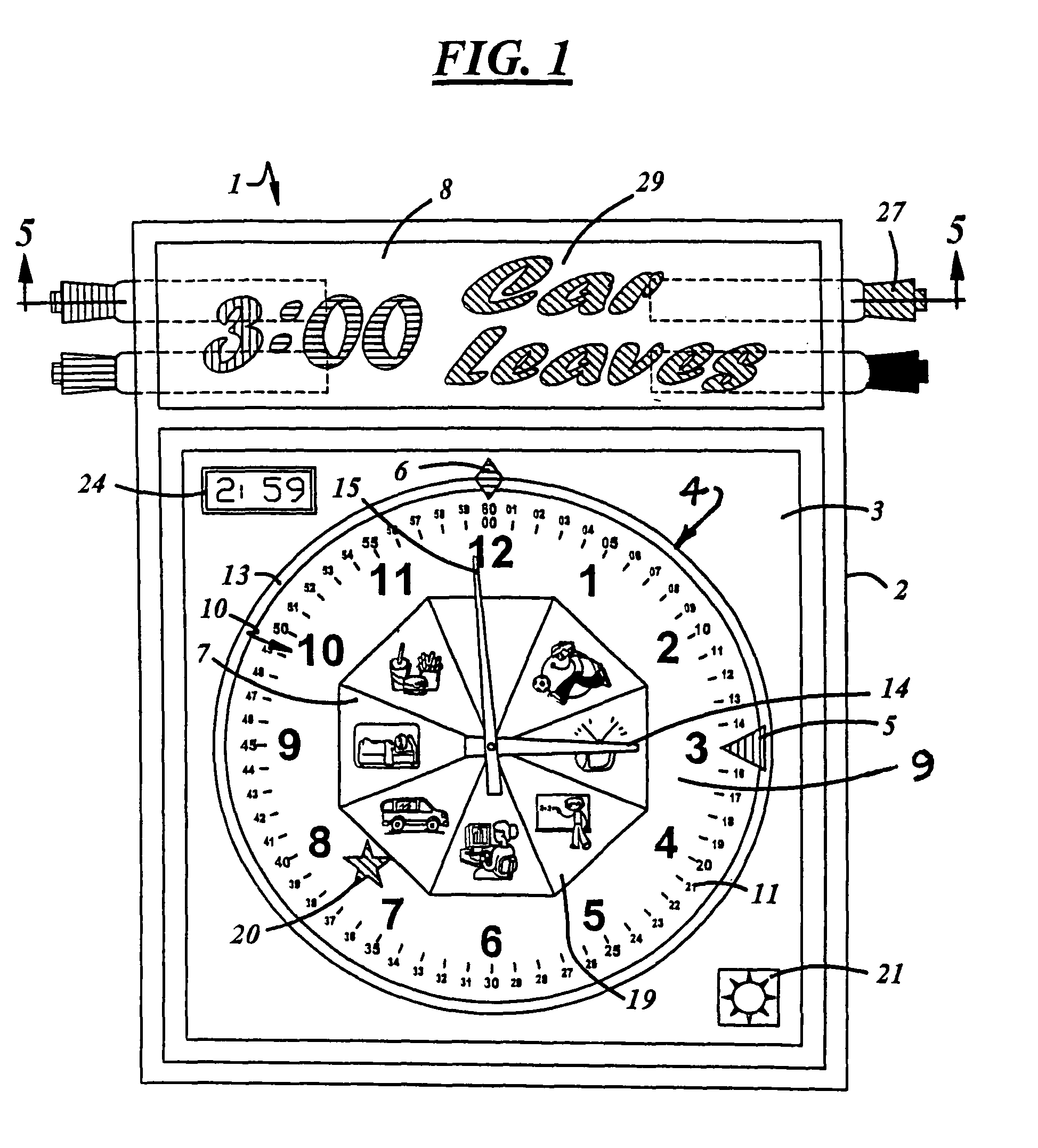 Apparatus for relating time to activity