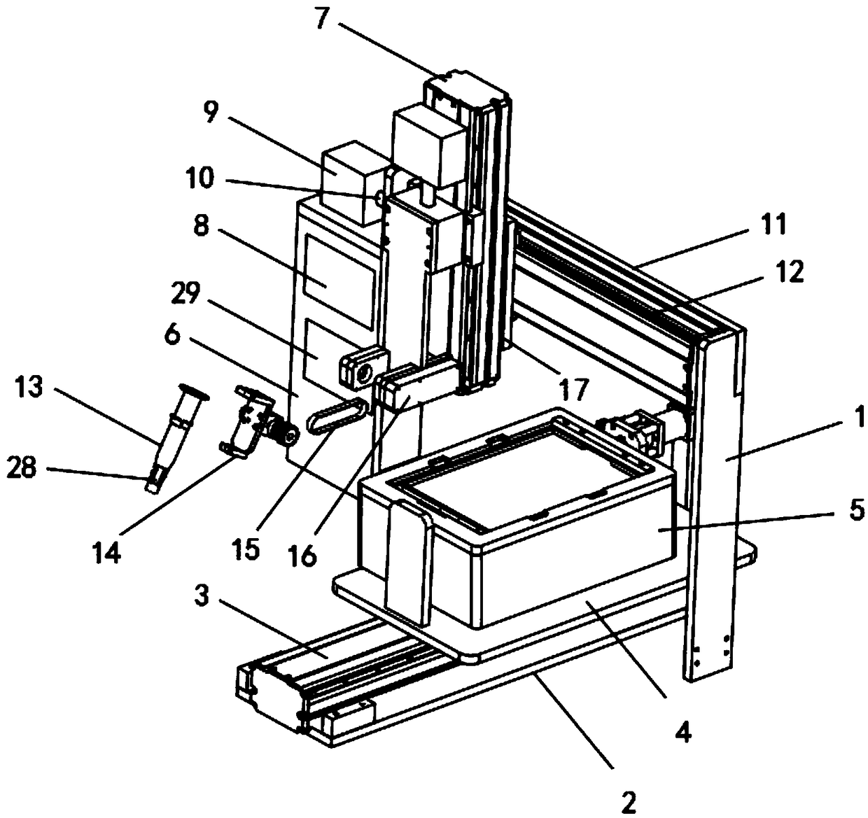 An electrical connector assembly for internal component assembly of a communication electronic instrument