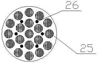 Fixed bed up-flow reactor and application thereof