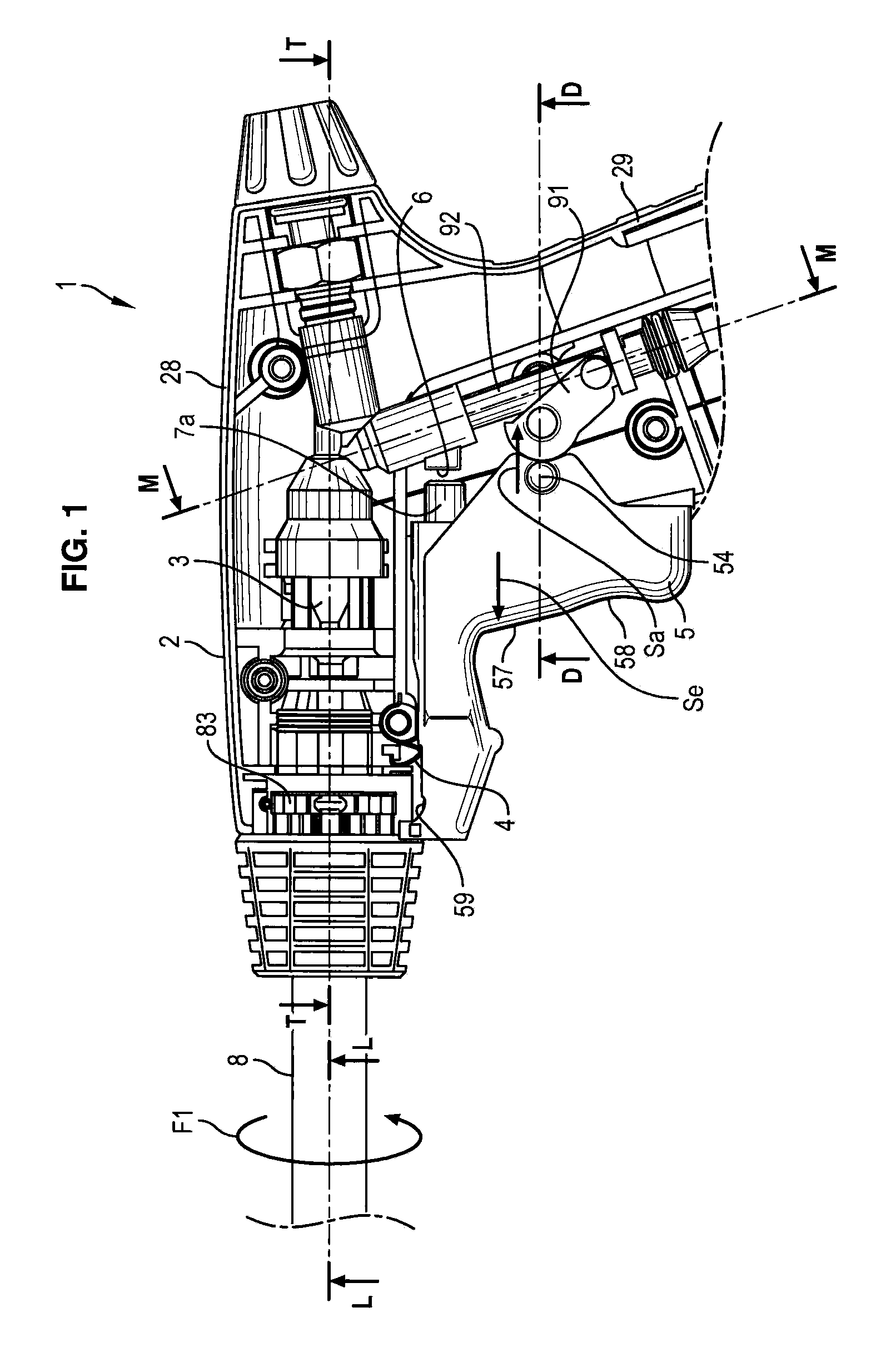 Hand tool with incorporated burner and a trigger-piezoelectric igniter unit which may be disassembled