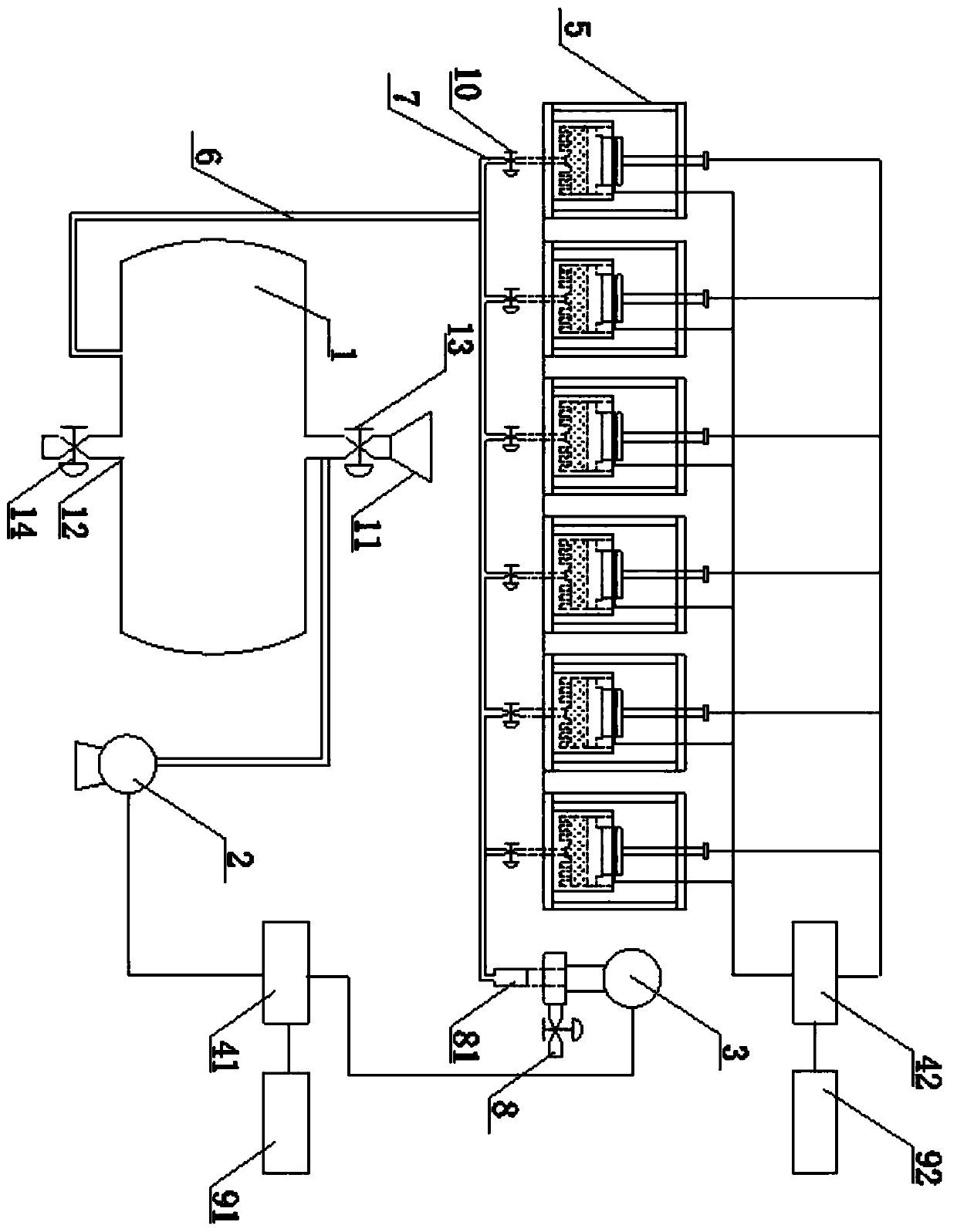 A kind of anti-seepage performance and air permeability test device and test method