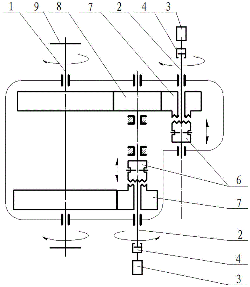 A kind of power tricycle and power system