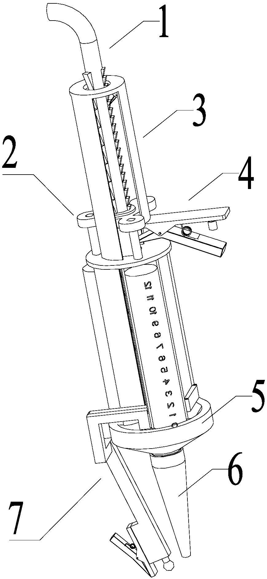 Combined seam glue construction device for building decoration