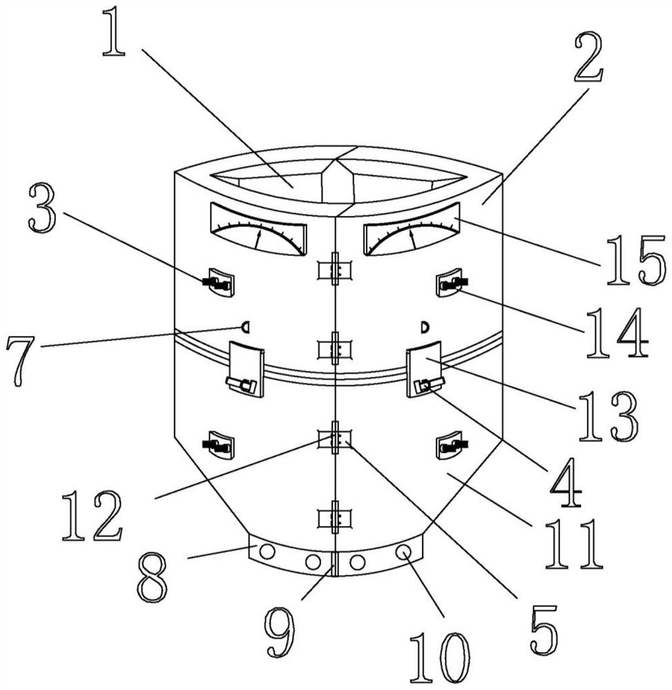 Super high-rise steel column welding positioning adjusting fixator