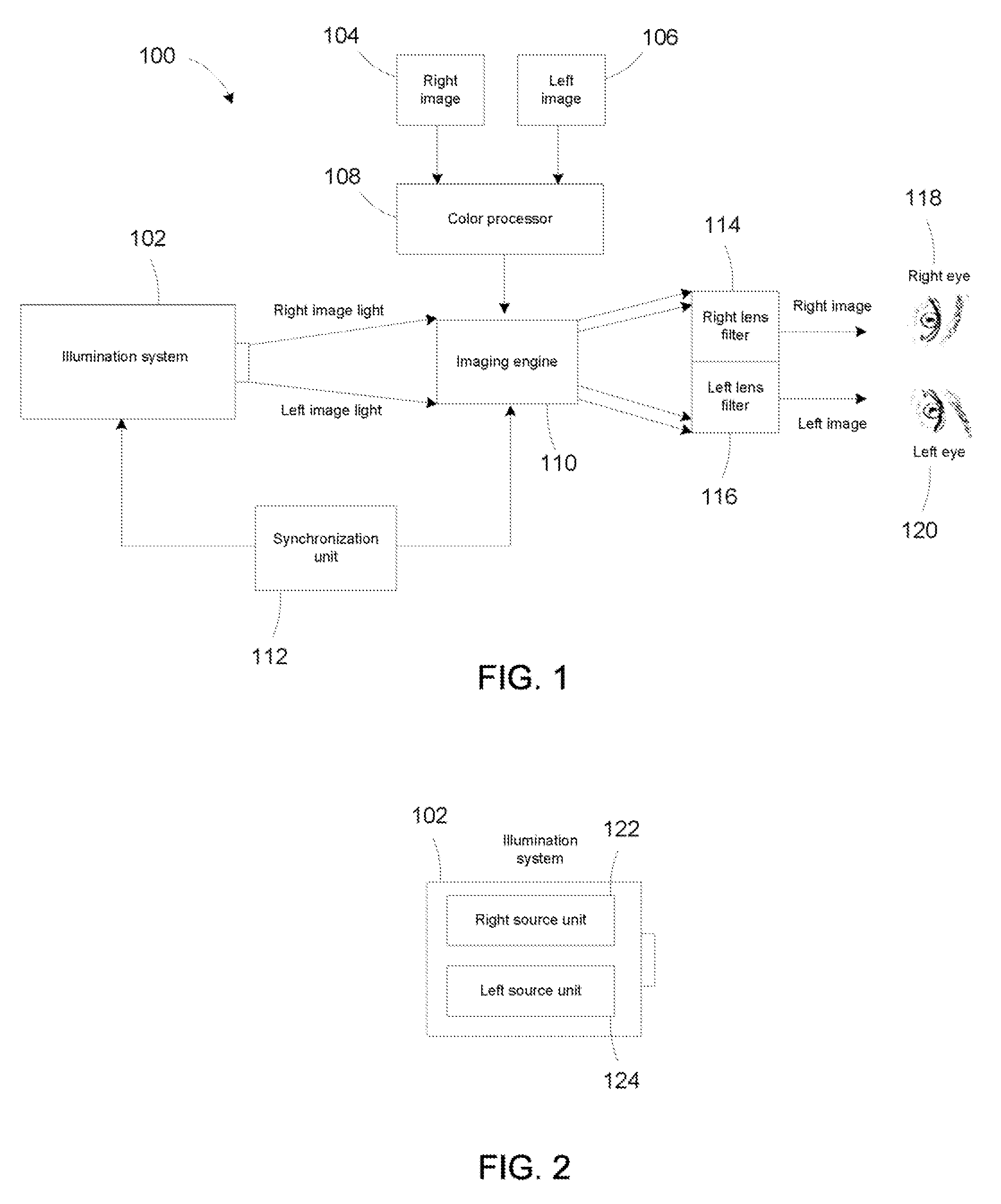 Stereoscopic imaging systems utilizing solid-state illumination and passive glasses