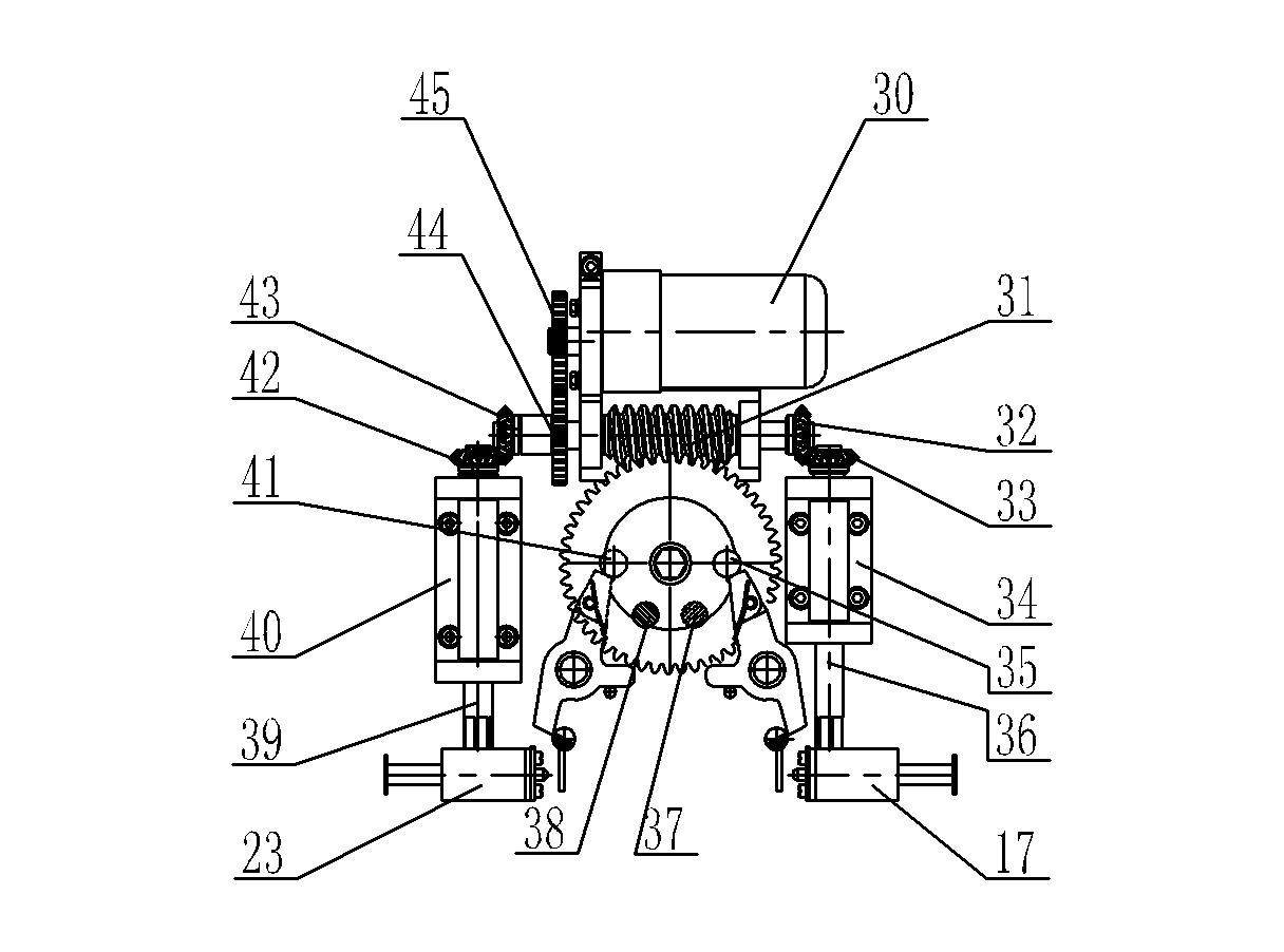 Three-working-position electric operation mechanism for switching device