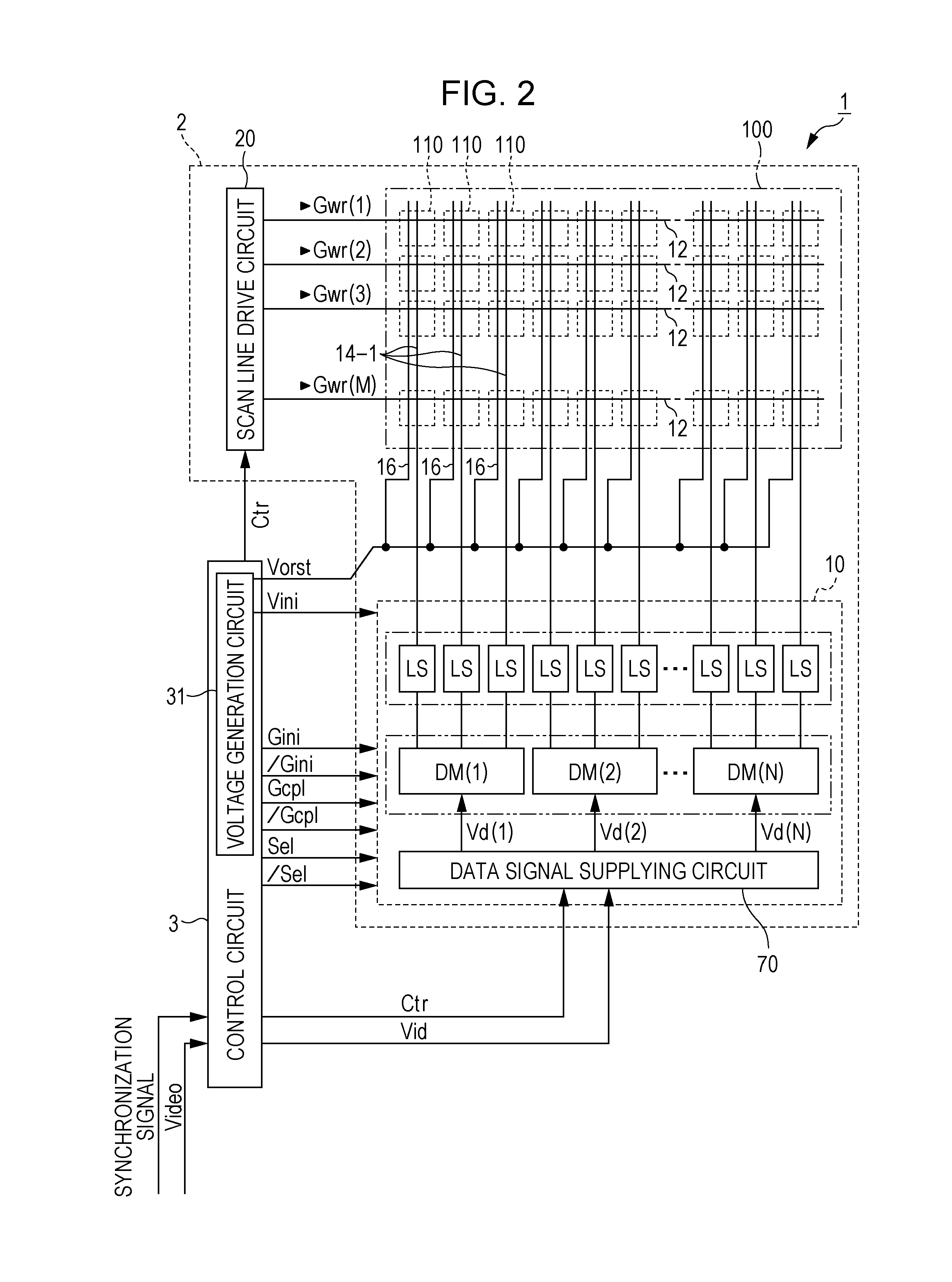 Electro-optical device, electronic apparatus, and method of driving electro-optical device