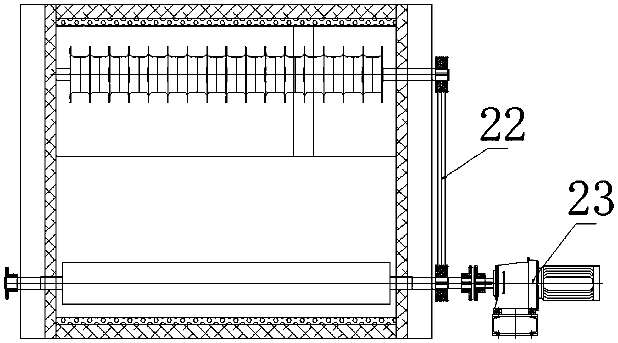 Continuous rope type scouring and bleaching steaming box for chemical and blended fabrics