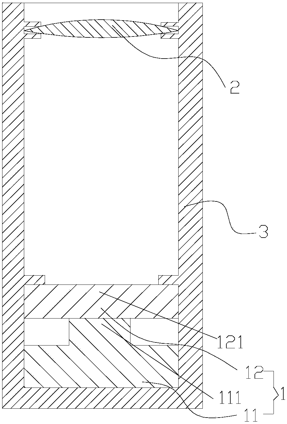 Small-angle white light source