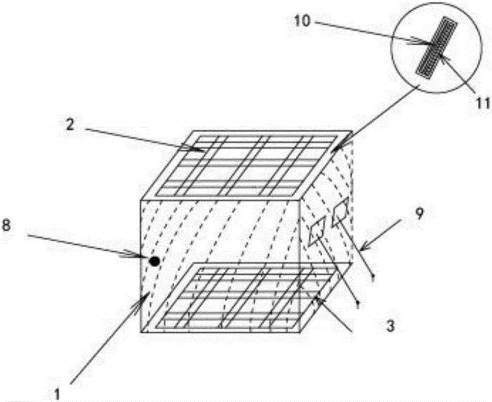 In-situ soil remediation device utilizing solar energy and construction method for same