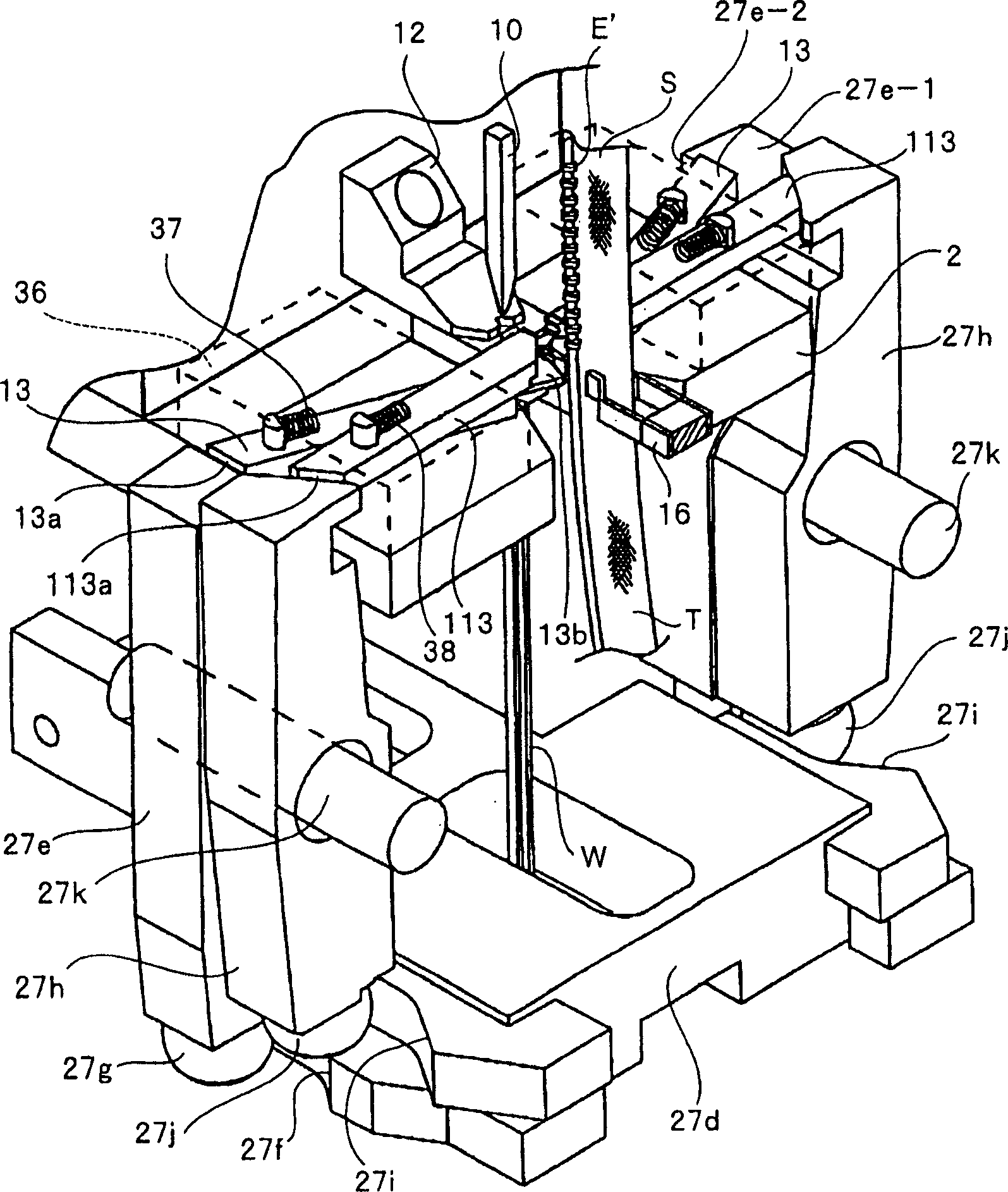 Method and apparatus for continuously manufacturing fastener stringer