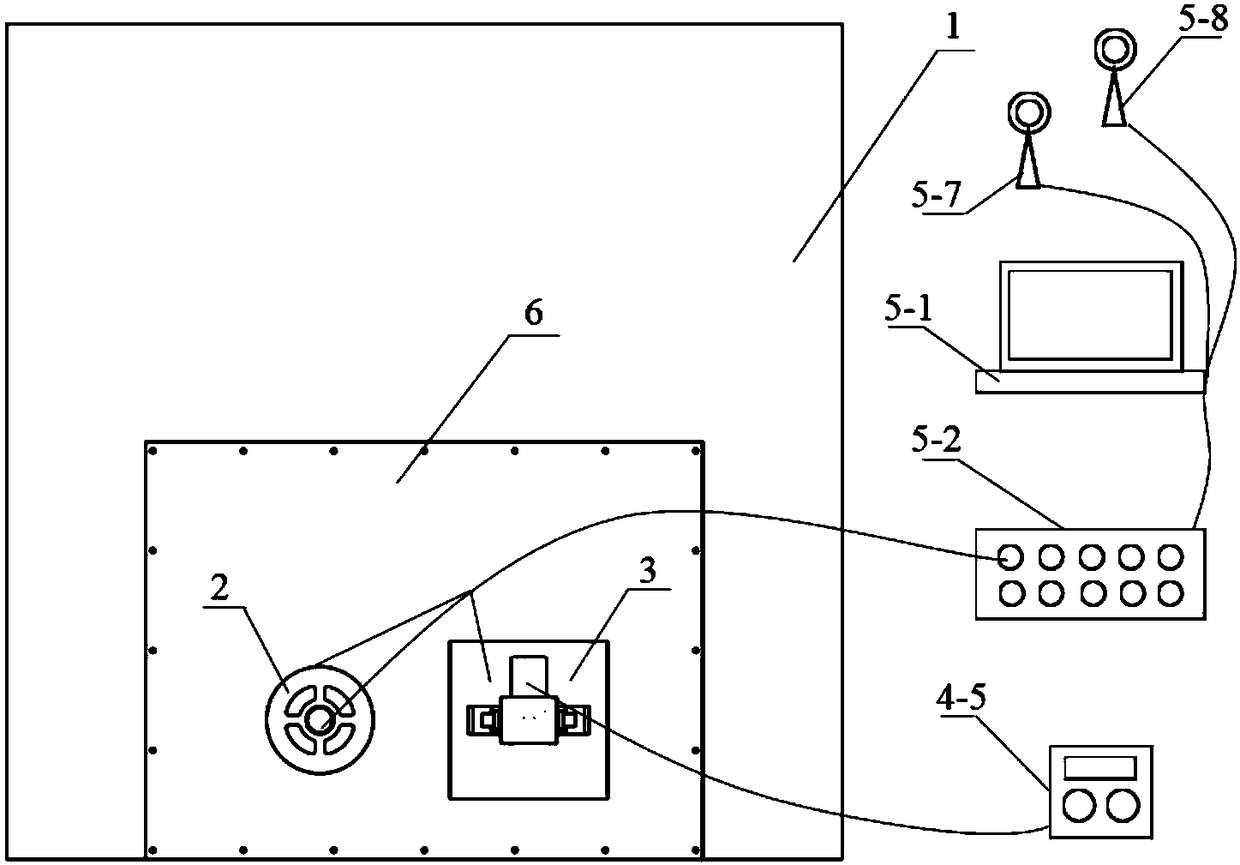 Loading and unloading simulation test system for double-track tunnel excavation face