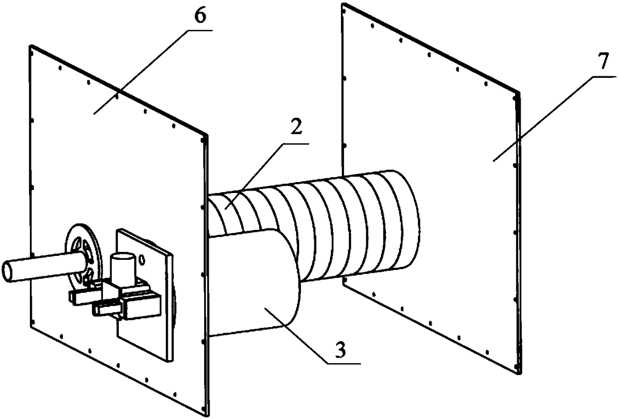 Loading and unloading simulation test system for double-track tunnel excavation face