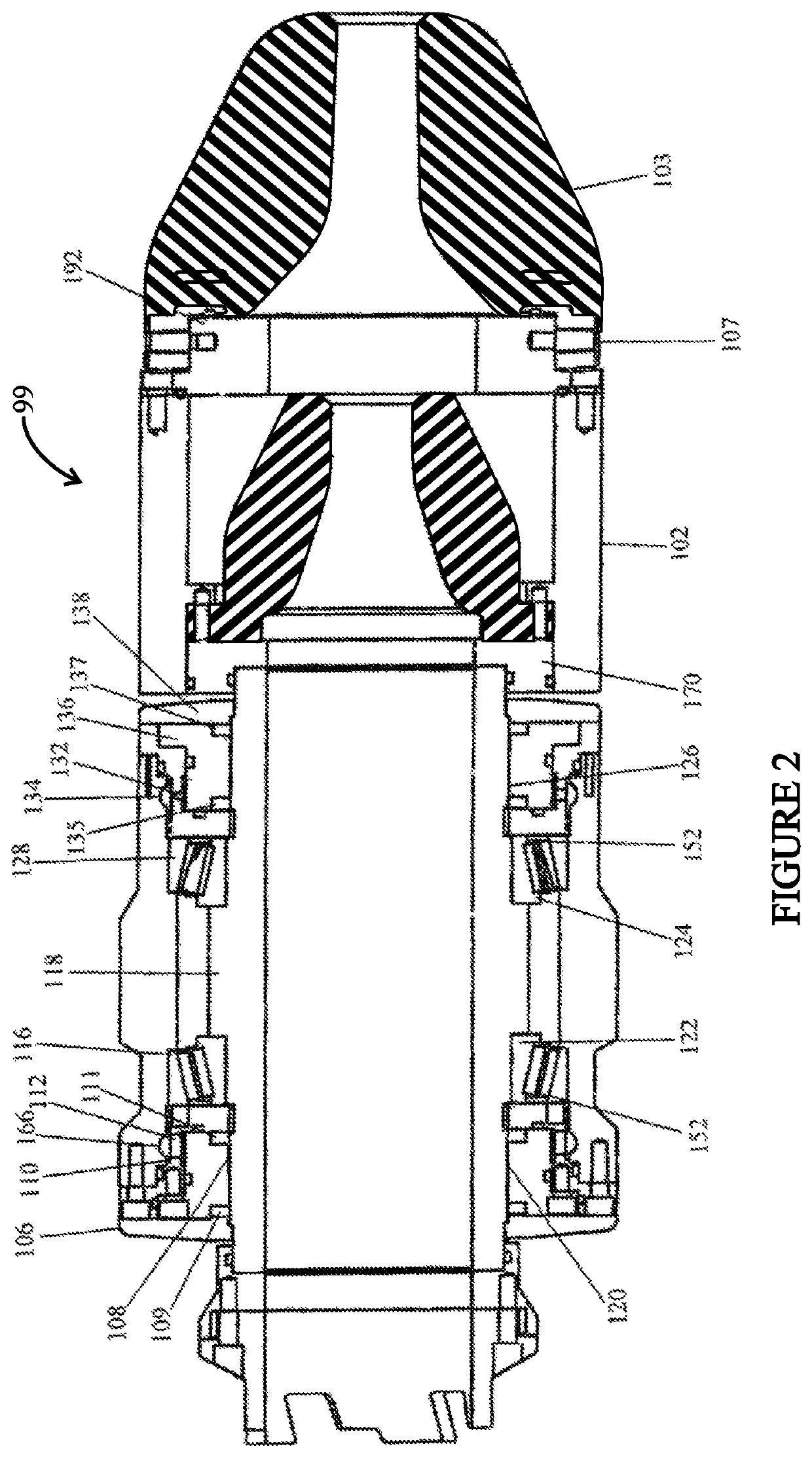 Dual rubber cartridge