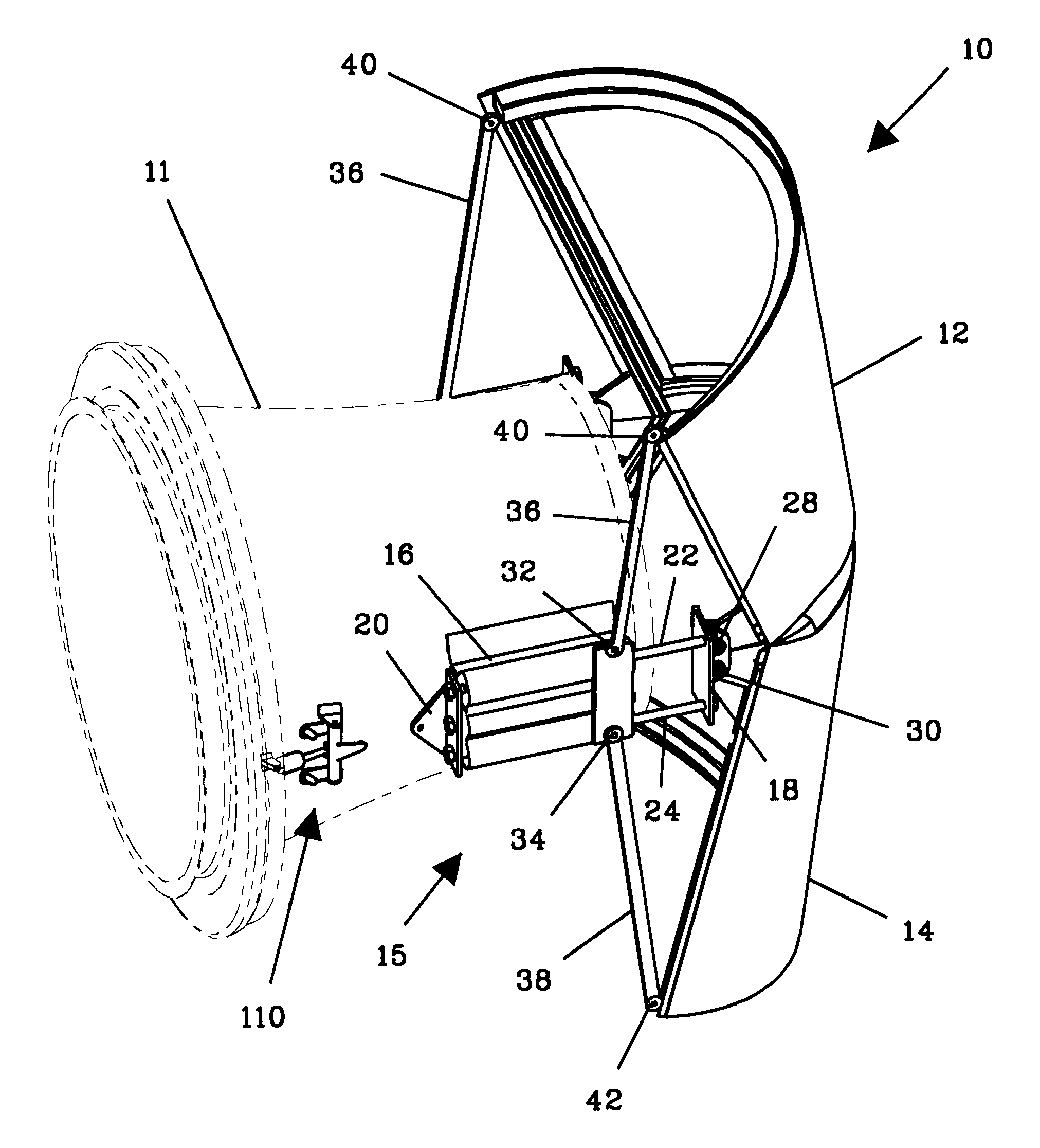 Thrust reverser with sliding pivot joints