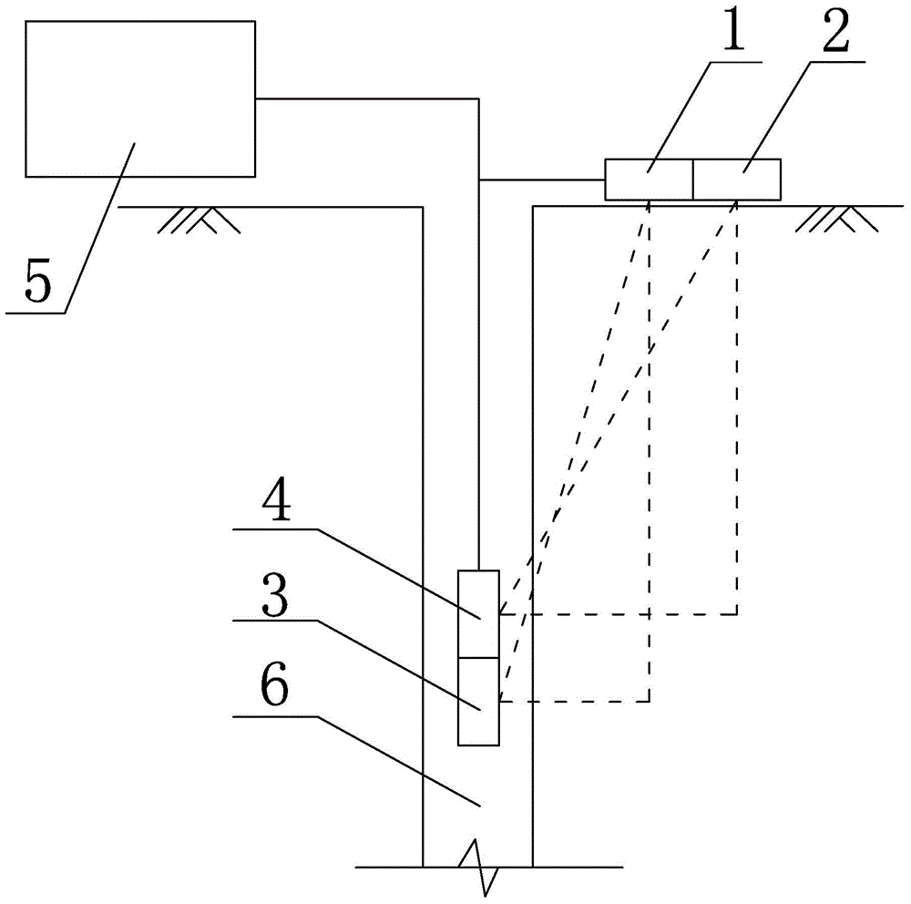 Rapid retest device and test method for shear wave velocity of site formation