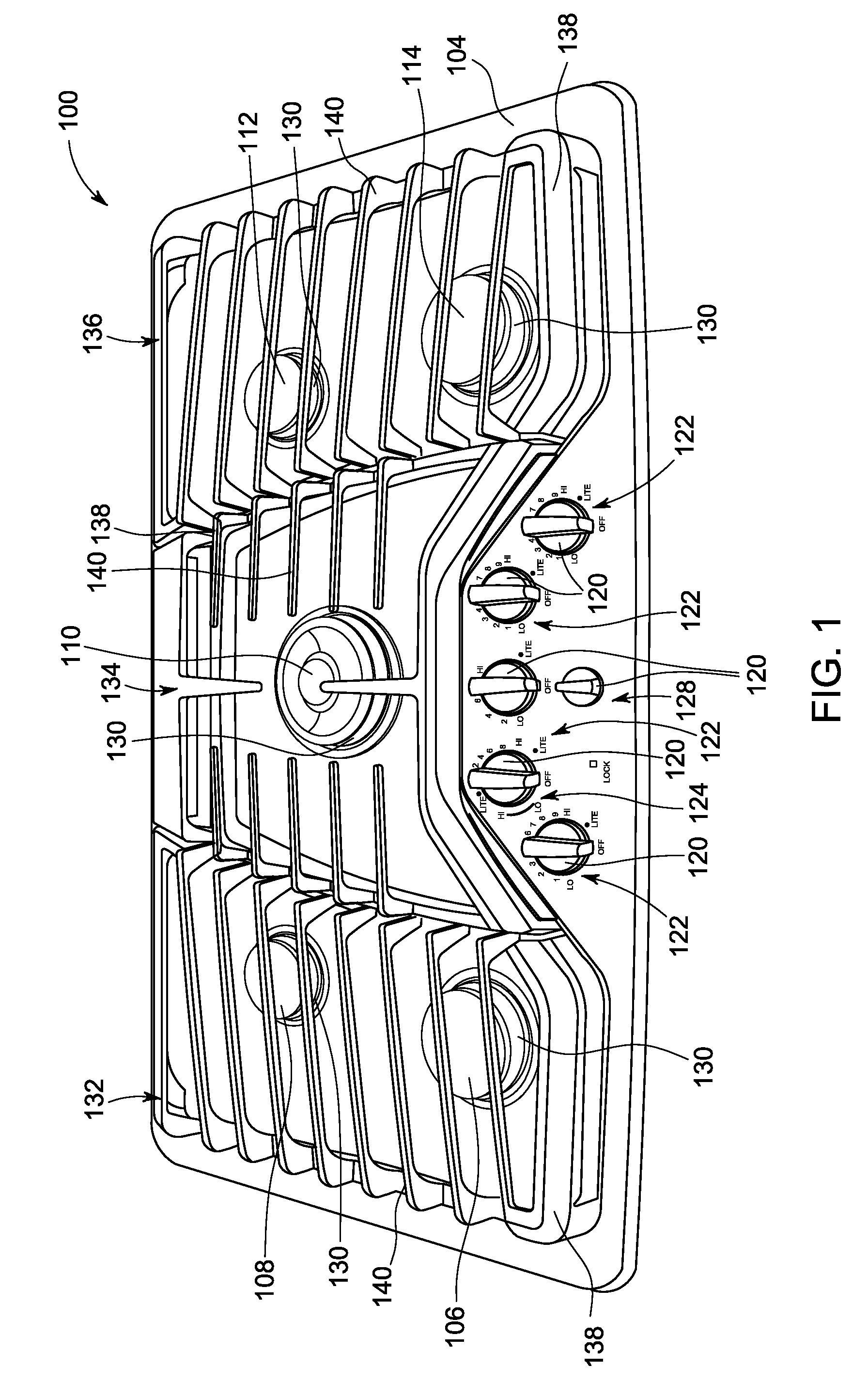 Orifice holder and tube assembly for use with a gas-fueled appliance