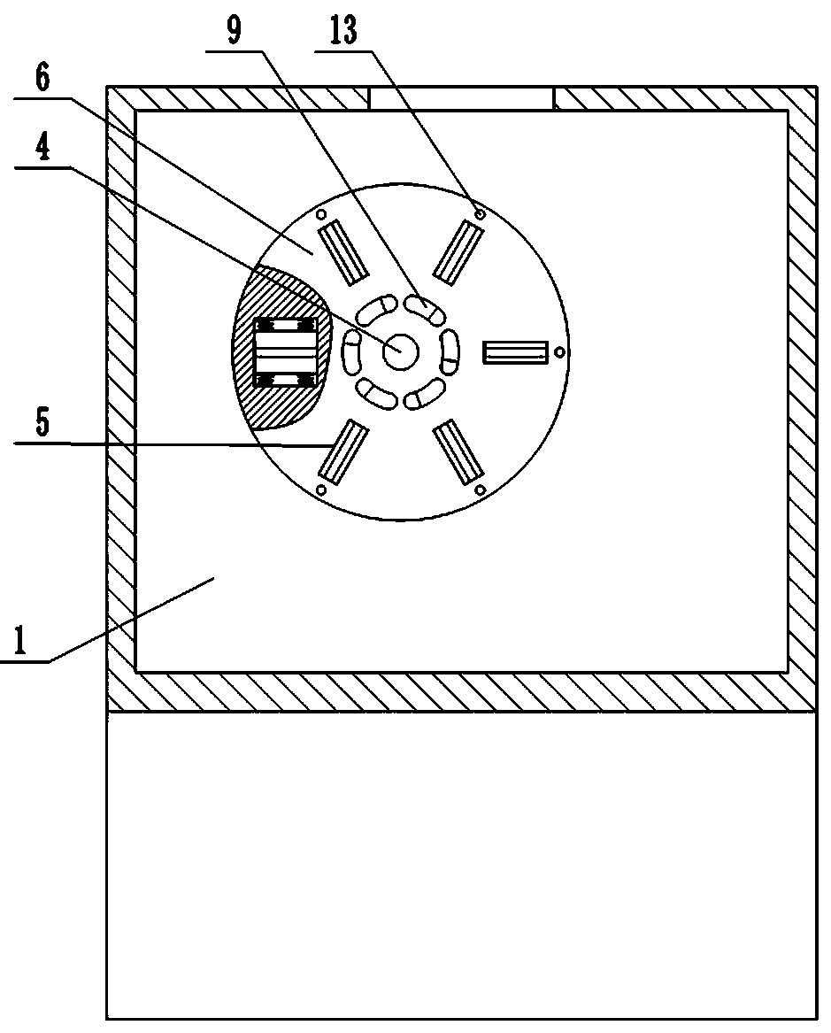 Security protection interface device for cloud computing platform