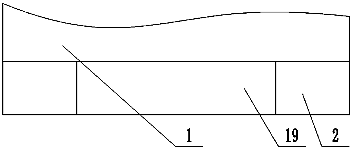 Security protection interface device for cloud computing platform