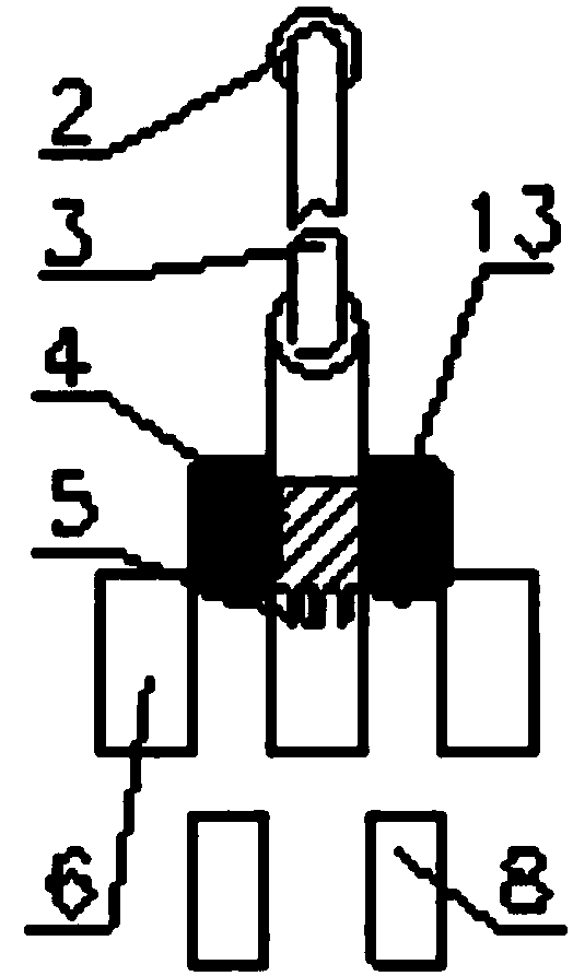 A comb-tooth charging device for electric vehicles