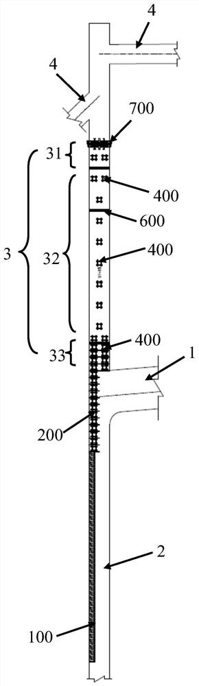 Overhead mining face roadway system and construction method thereof