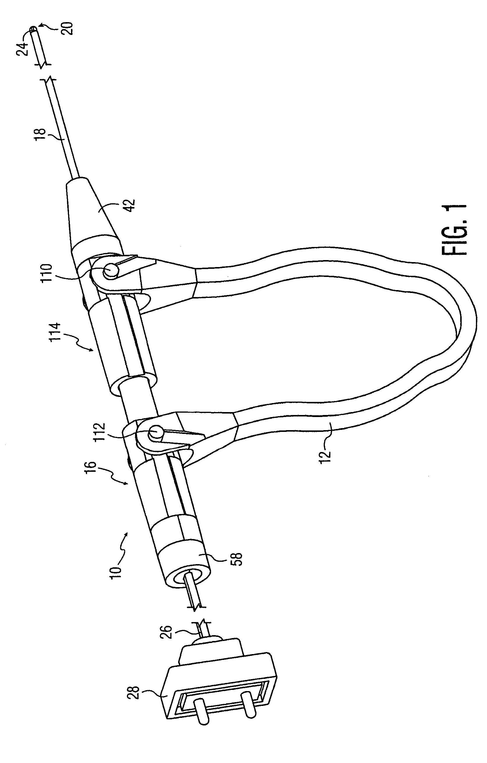 Disposable electrosurgical handpiece for treating tissue