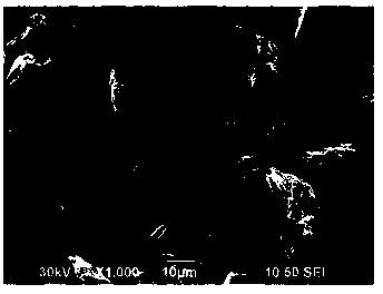 Preparation method for synthesizing graphite particle negative electrode material