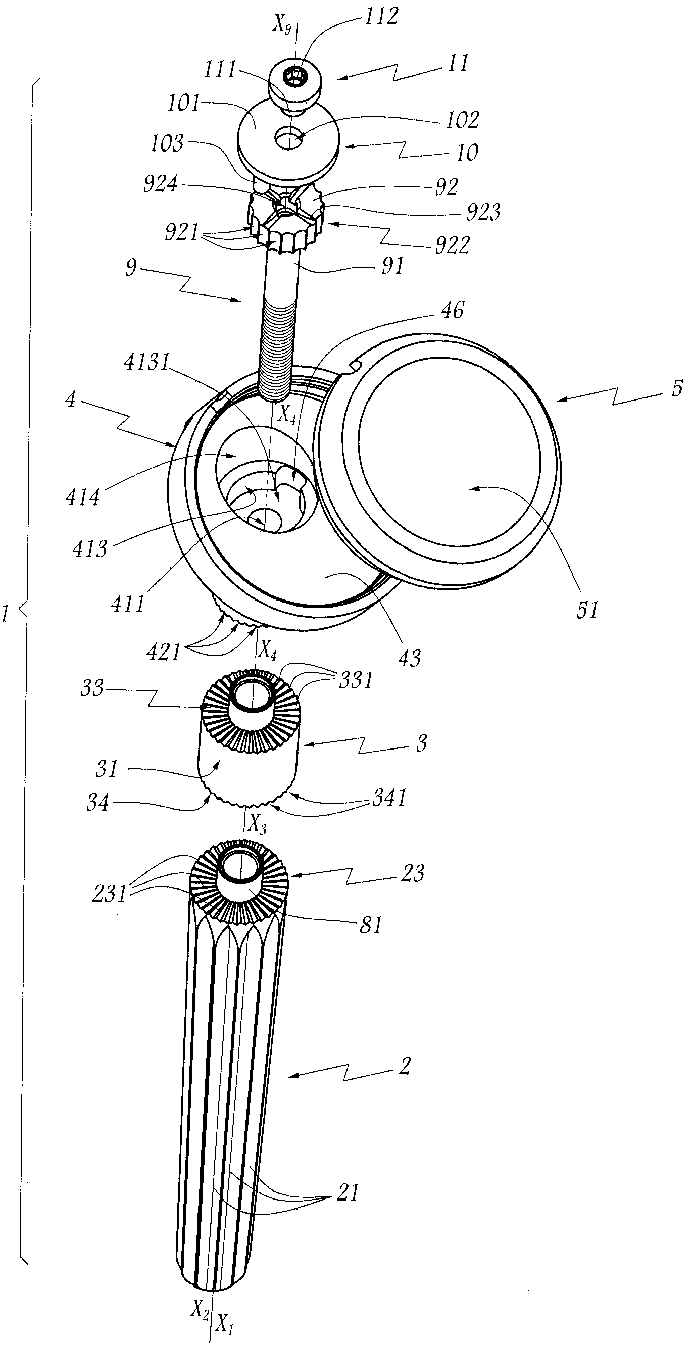 Orthopedic device for an articular joint