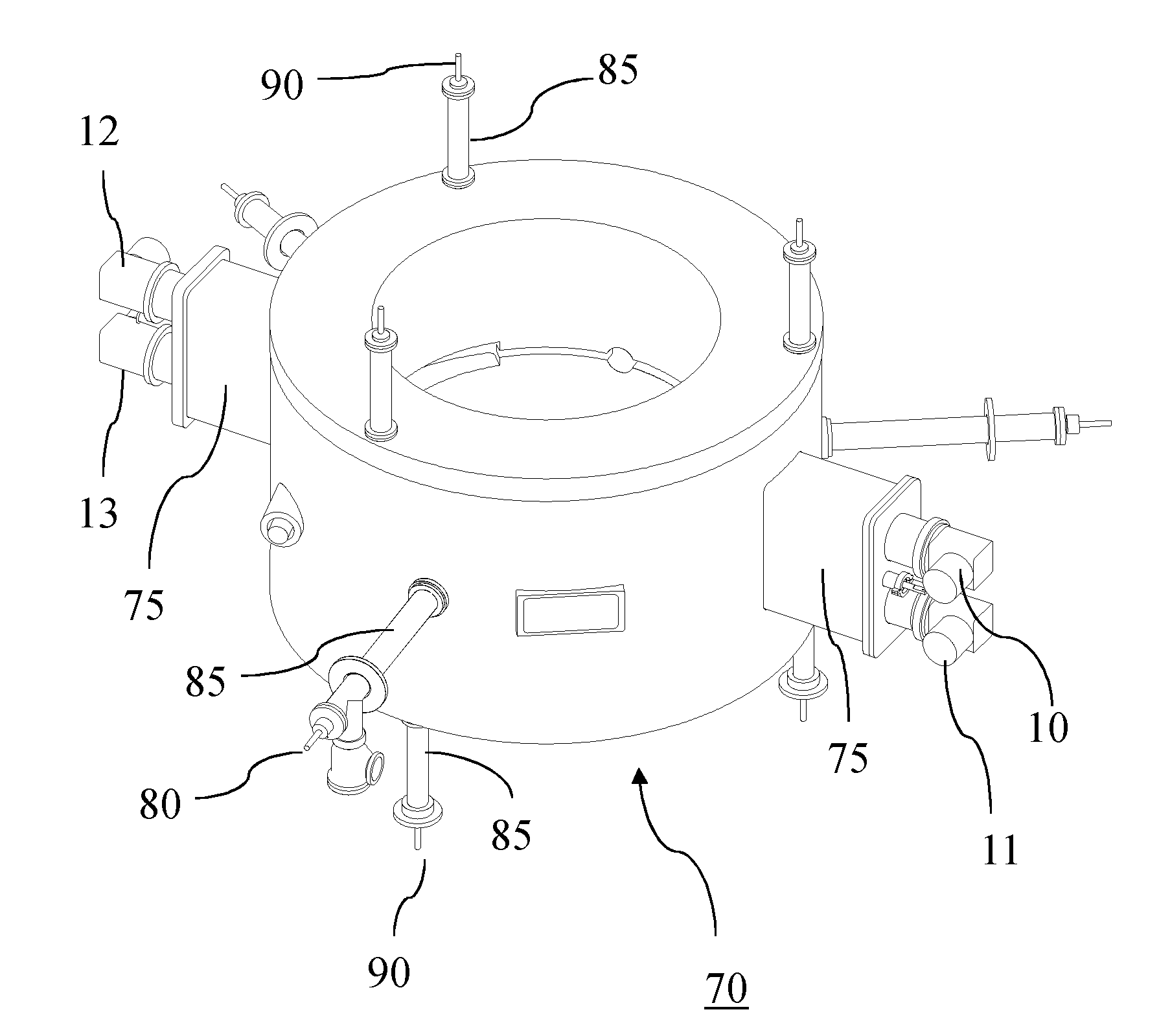 Magnetic Structure For Circular Ion Accelerator