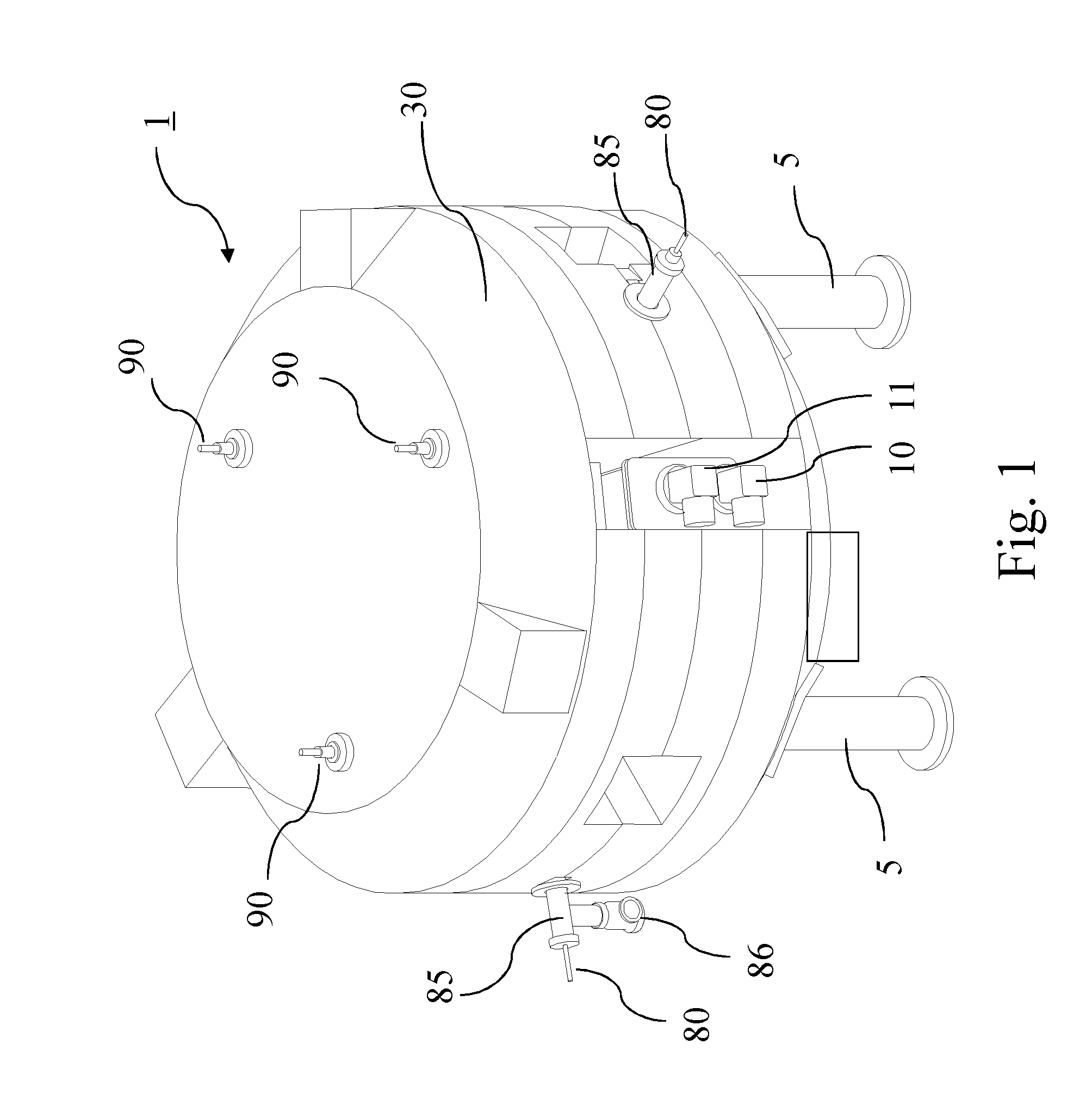 Magnetic Structure For Circular Ion Accelerator