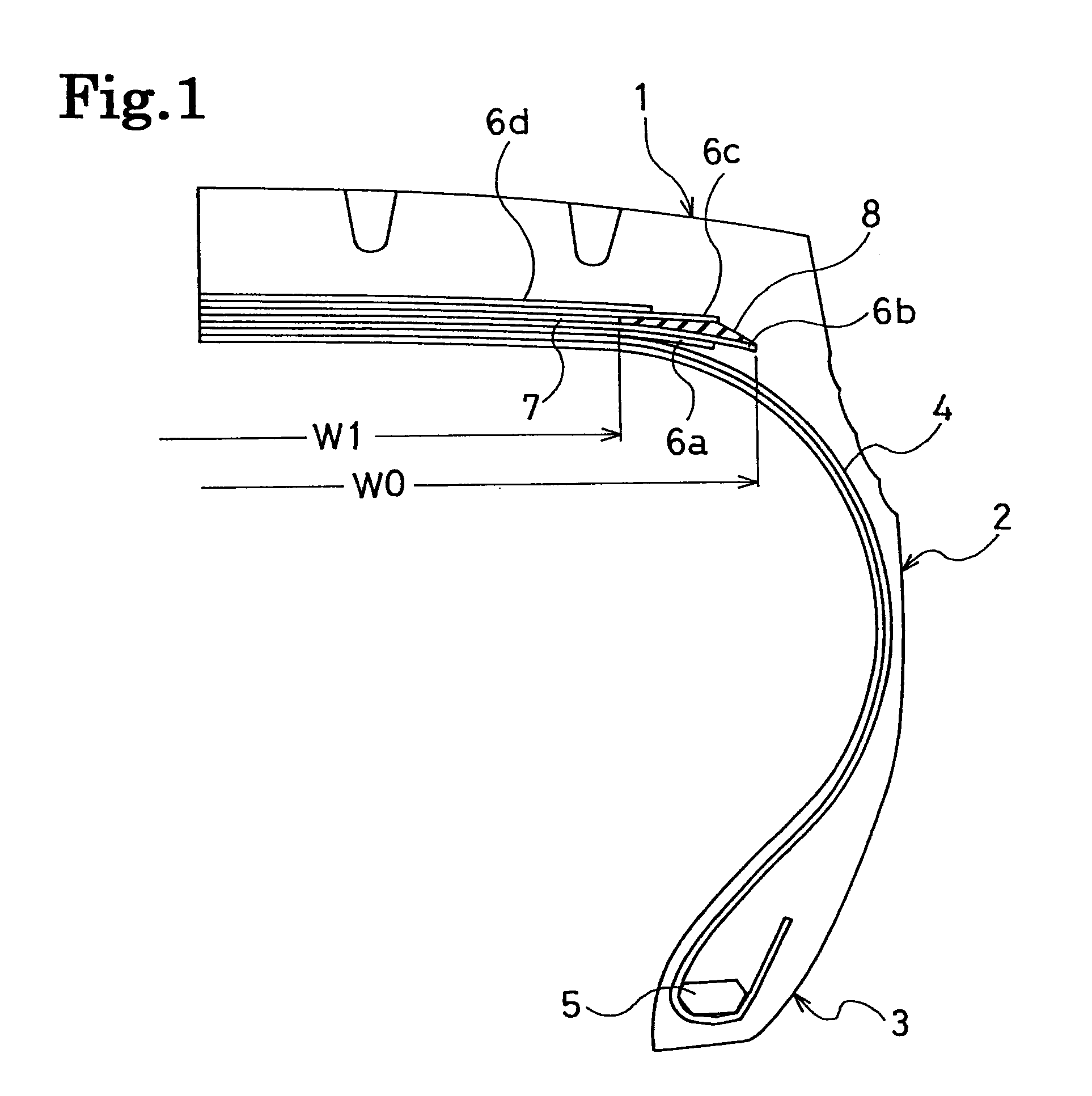 Pneumatic radial tire