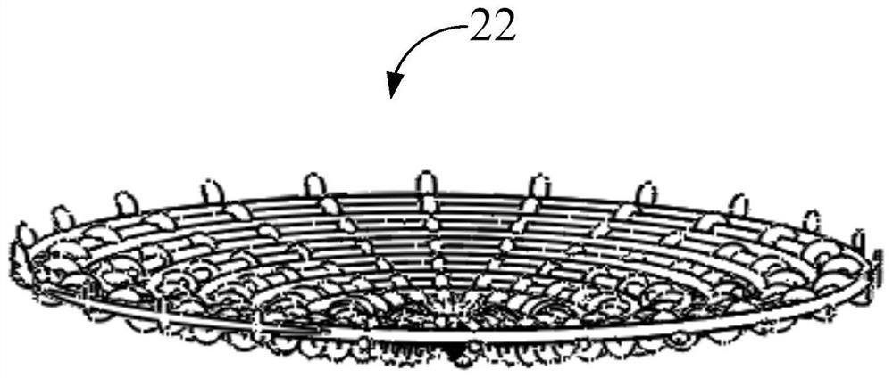 Woven bowl body prefabricated body and coating bowl body made of same