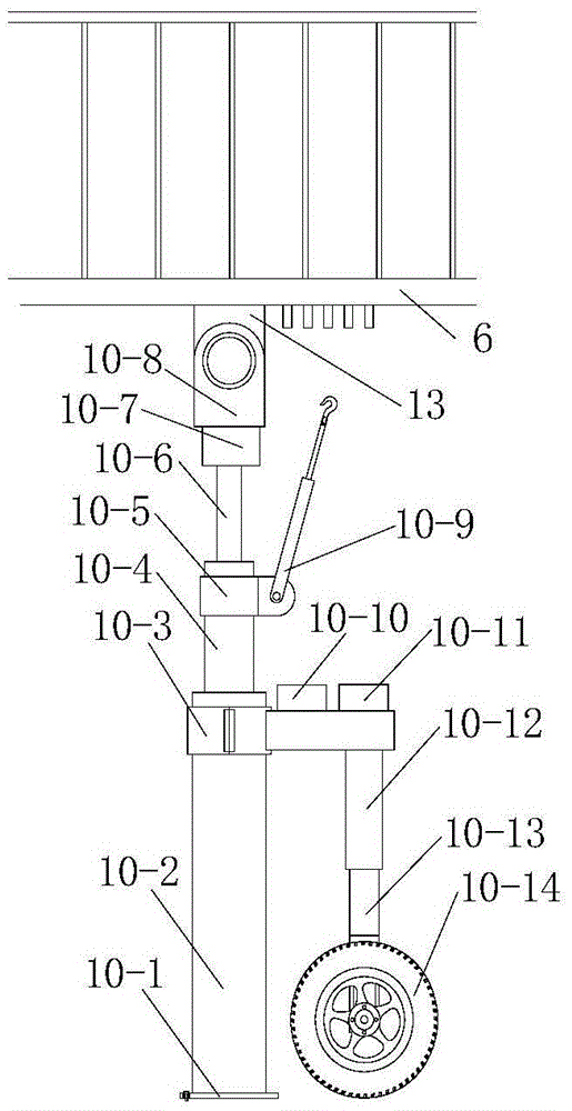 Movable bridge type vehicle traffic system for road construction